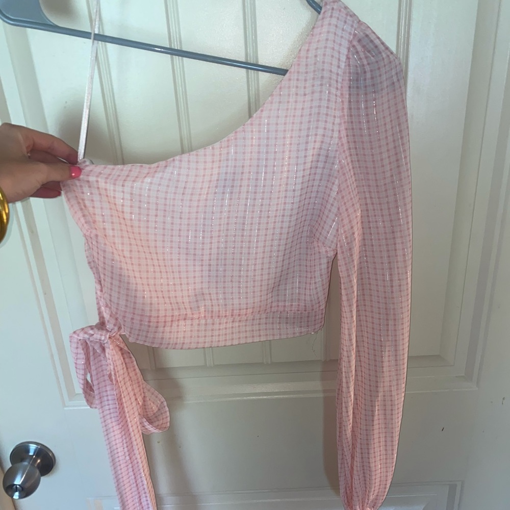 Bleu Blush Crop Top